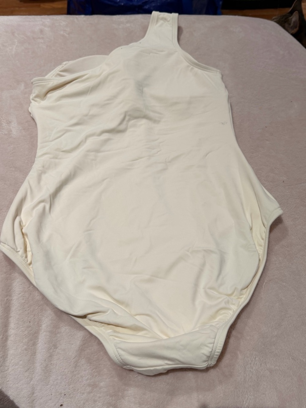 Michael Kors Cream One-Shoulder One-Piece Swimsuit - Picture 2 of 7